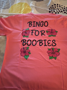 T back bingo for boobies